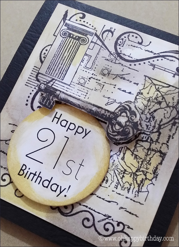 happy 21st birthday cards/Collage Birthday Card