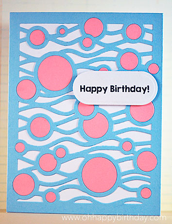Ripples Birthday Card suitable for kids