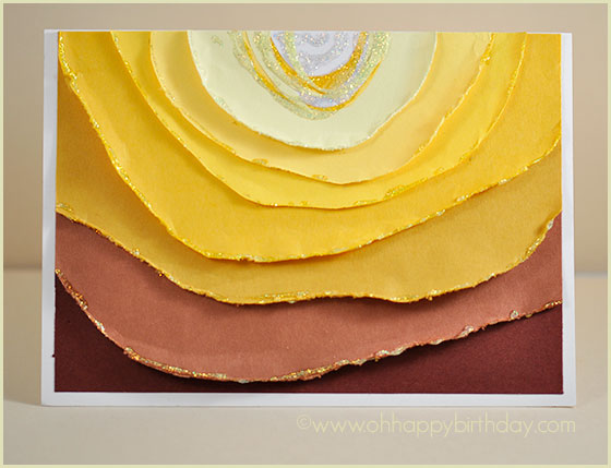 flower birthday card