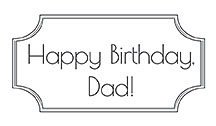 happy birthday dad