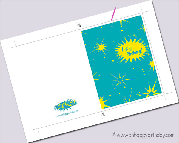 Free printable birthday boy card to download and print.