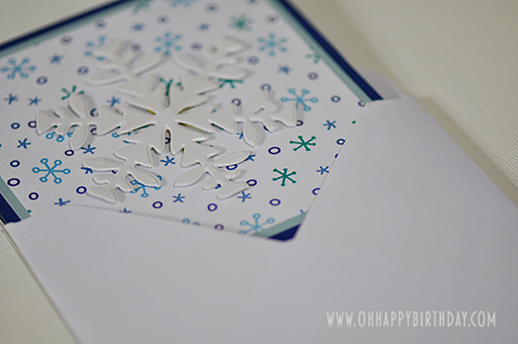 Birthday Card Inserted Into Envelope